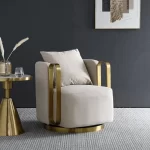 Aurélia Gold Accent Lounge Chair
